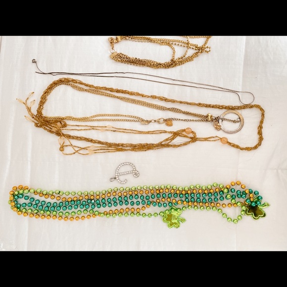 Bundle of long oversized necklace lot - Picture 2 of 8